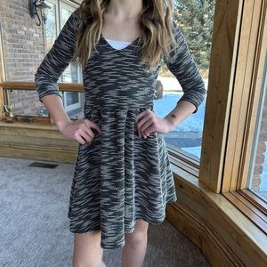 Francesca’s textured and feminine dress